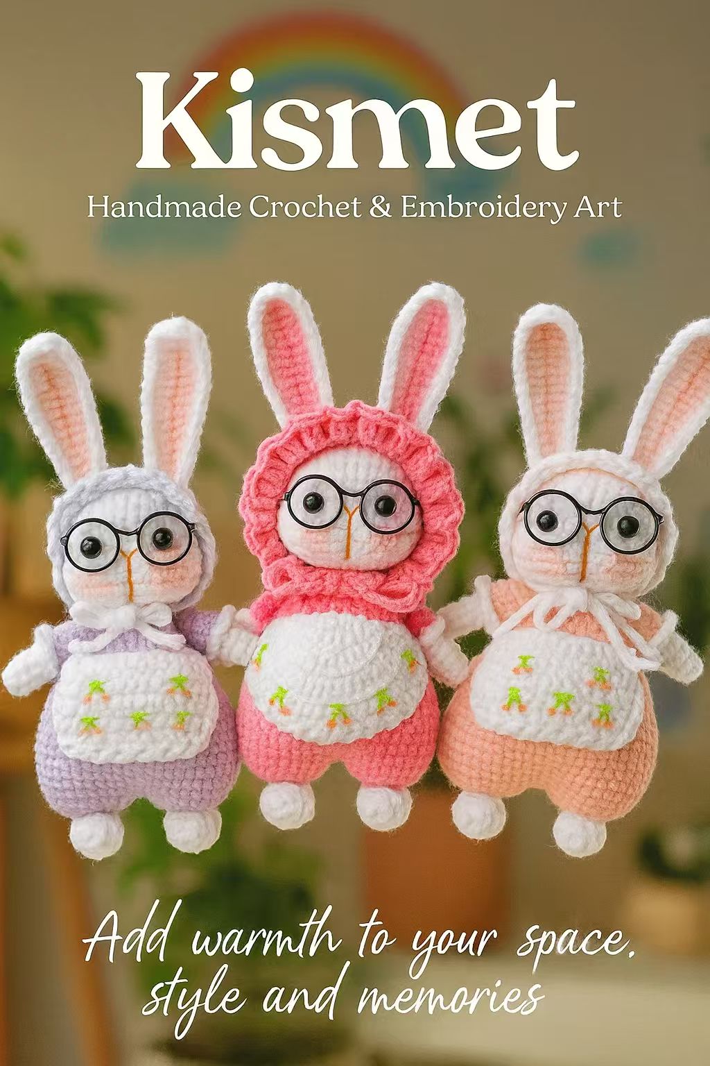 🌤️( ˶ˆᗜˆ˶ )♡“Joy You Can Hold: The Soulful Beauty of Kismet Crochet & Embroidery”🤍