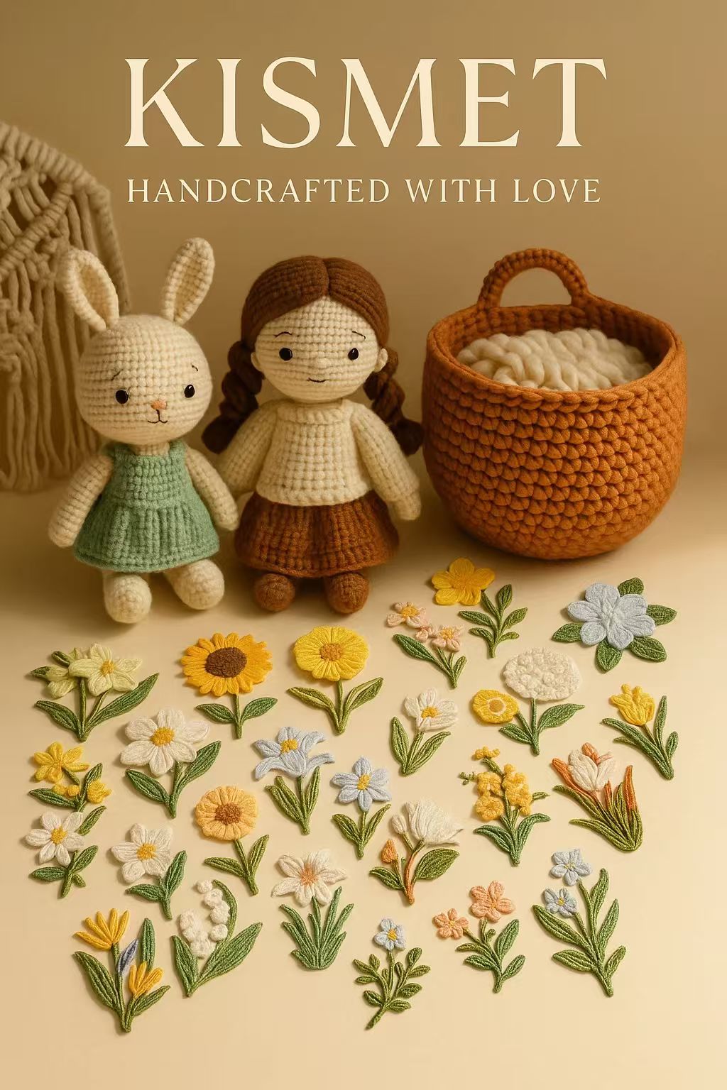 🌼“Threads of Warmth, Stitches of Art: Inside Kismet’s World of Handcrafted Knits and Embroidery🐰”