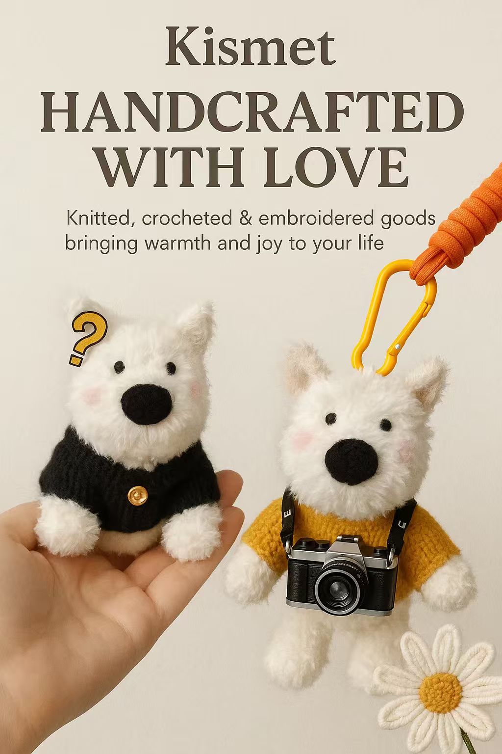 🤗“Handcrafted by Heart: The Artful Warmth Behind Kismet Knitworks”🐕 🐩 🐾