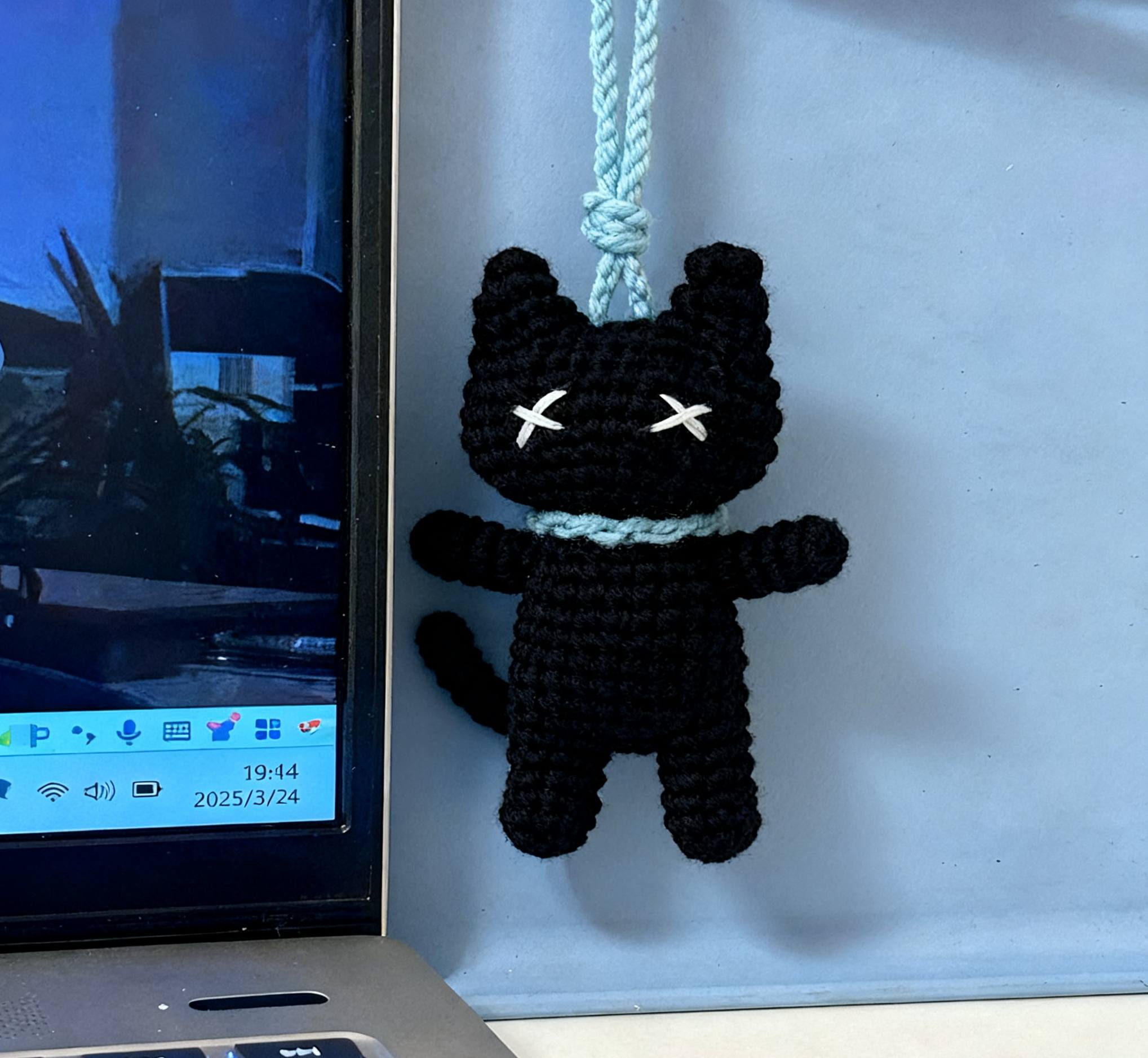 DIY Crochet Cute Cat Doll Set, Handmade Crocheted Doll, Couple Gift