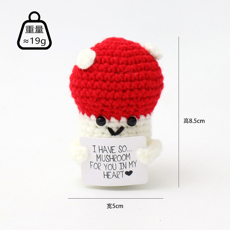 Cute handmade crocheted vegetable dolls ~ knitted accessories and popular toys（2）