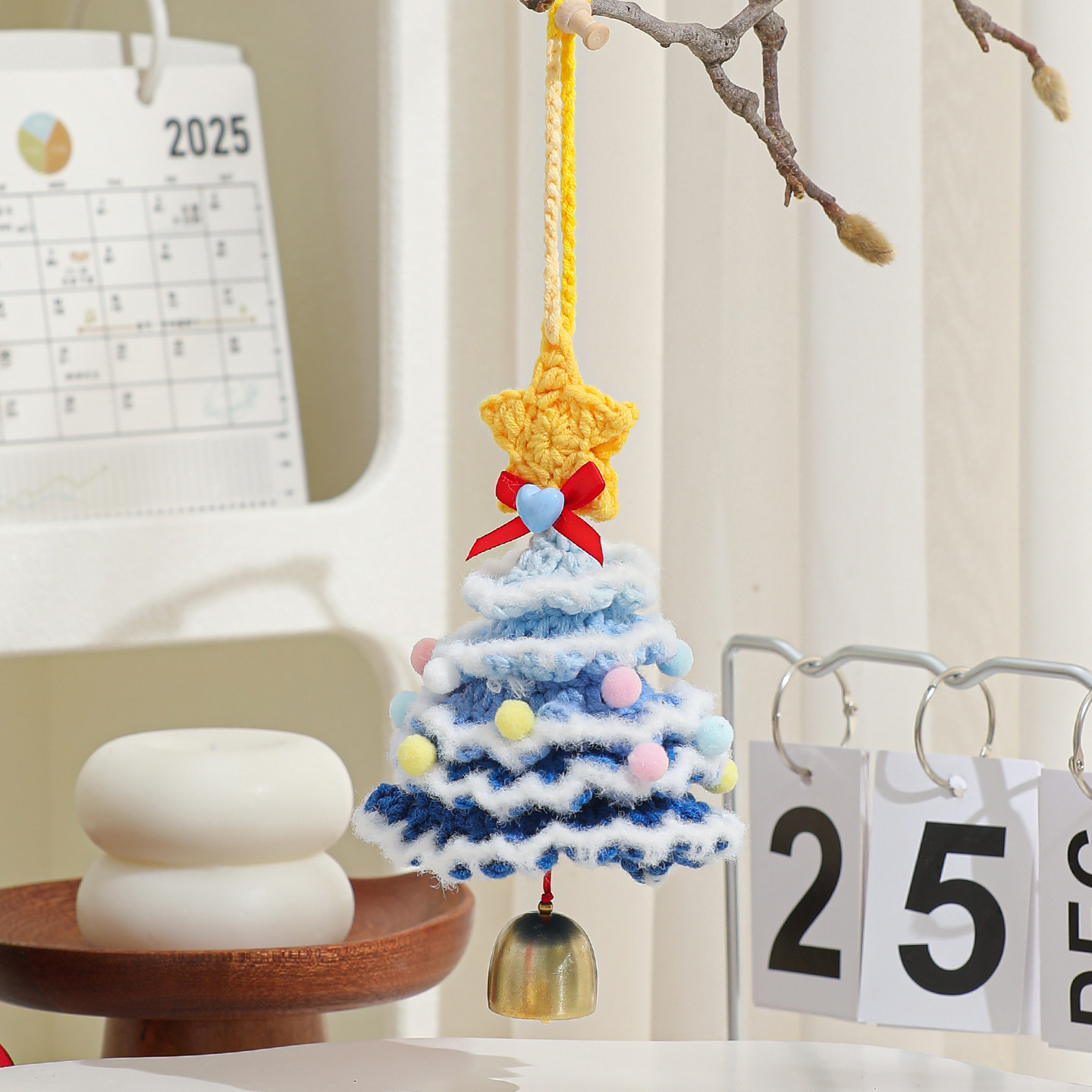 Plush Crocheted Christmas Ornaments Tree Decorations Car Pendants Exclusive Supply