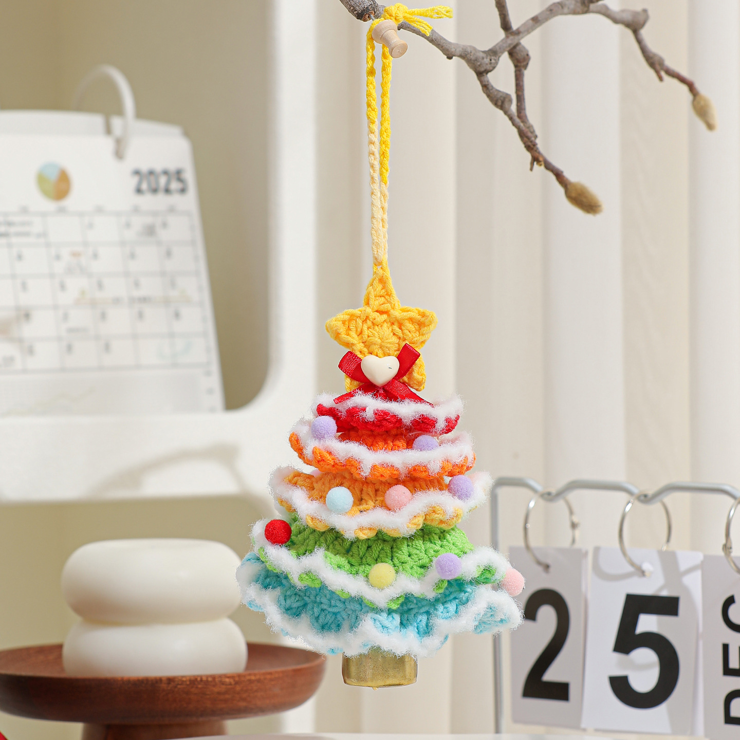 Plush Crocheted Christmas Ornaments Tree Decorations Car Pendants Exclusive Supply