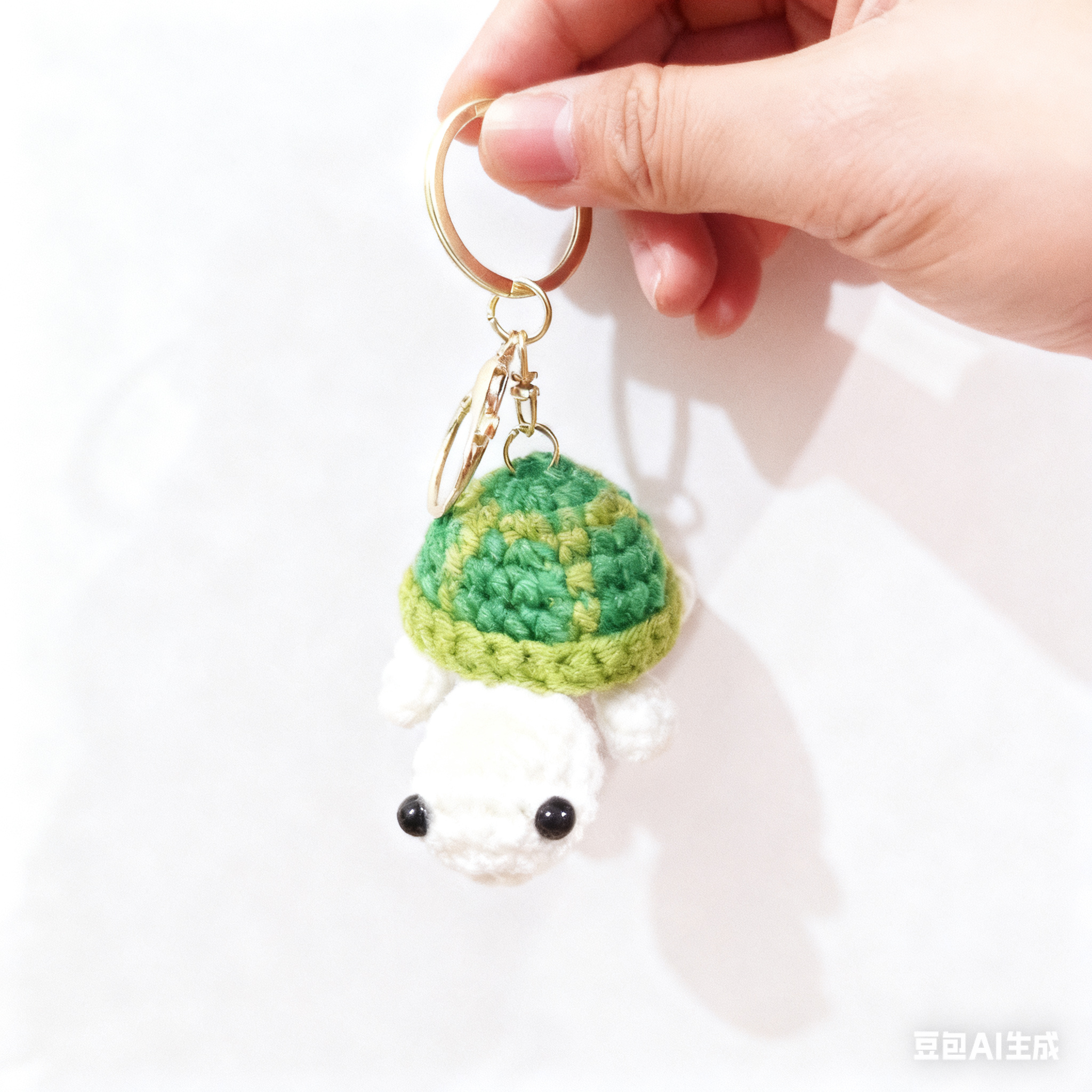 Christmas Crochet Potato Doll Positive Energy Wool Knitted Flower Handheld Ornament Cross Border Gift