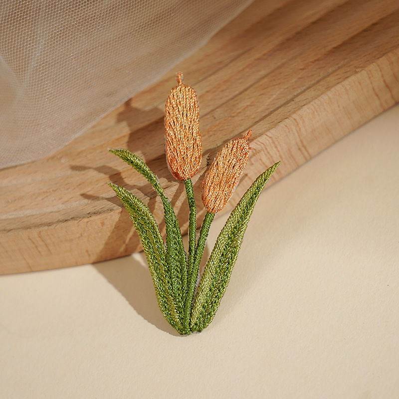 Sunflower ironing patch, hand-embroidered flowers, with adhesive backing, for repairing clothes and bags ~ Fresh Flower Series(1)