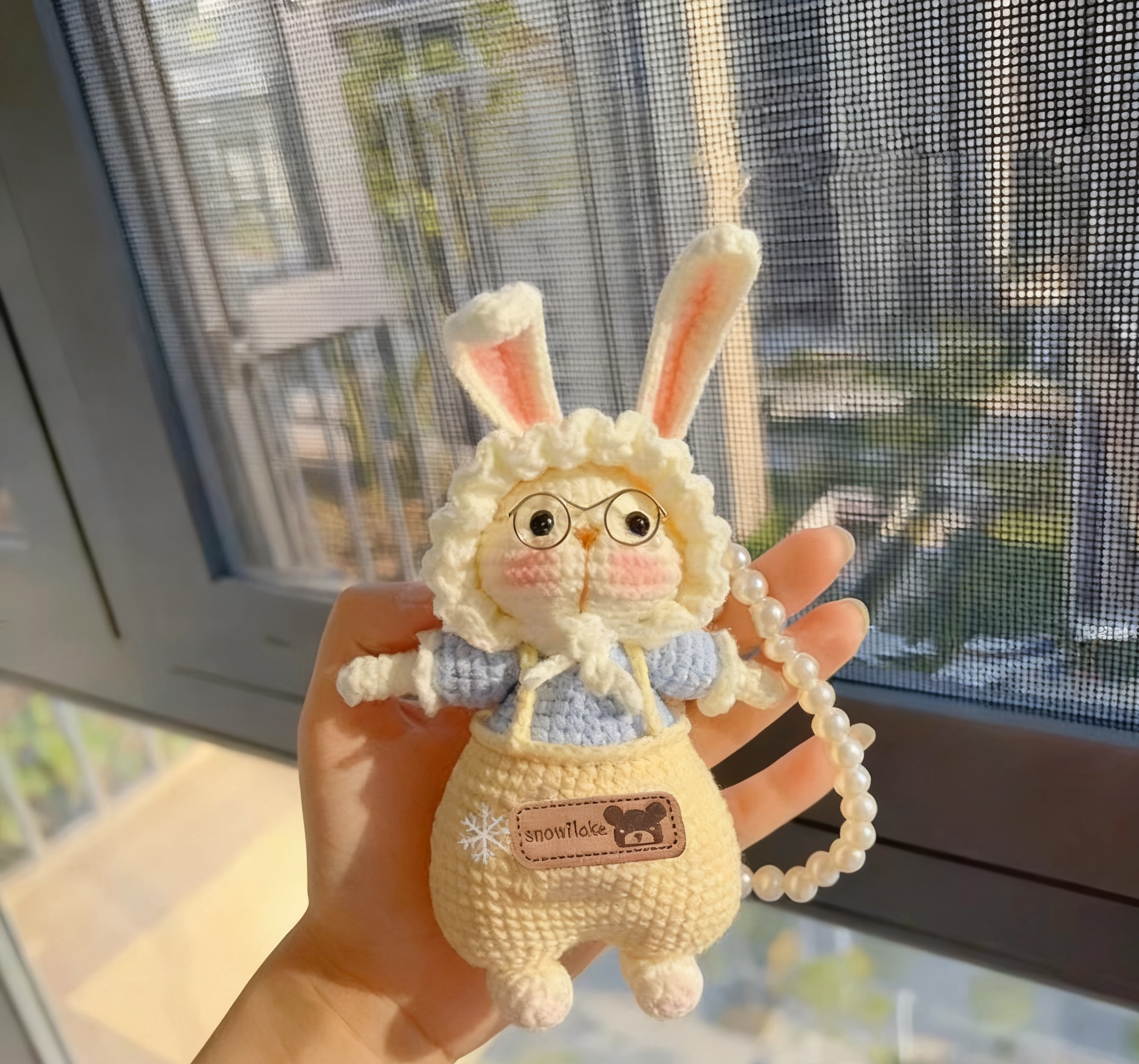 Handmade Knitted Christmas Doll Set Santa Claus Reindeer Snowman Figurines Holiday Decorations