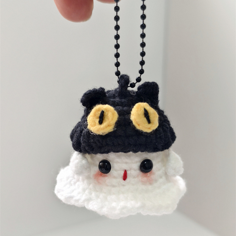 DIY Crochet Ghost Doll Keychain Kit1.0