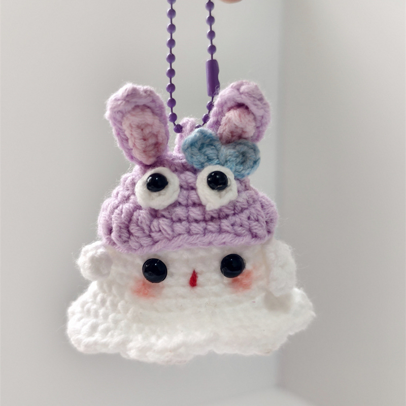DIY Crochet Ghost Doll Keychain Kit2.0
