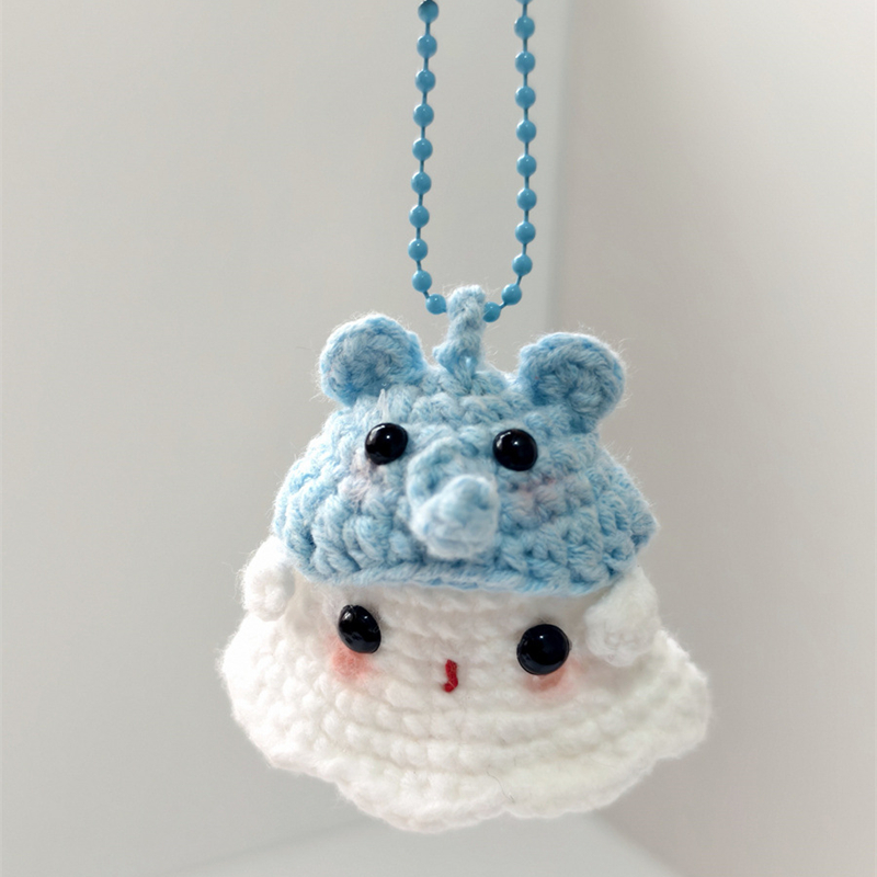 DIY Crochet Ghost Doll Keychain Kit2.0